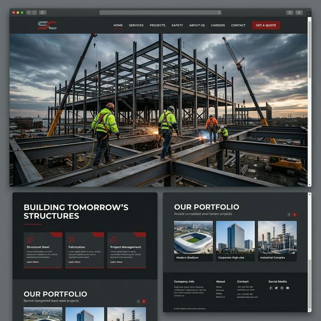 Bowman Steel website homepage